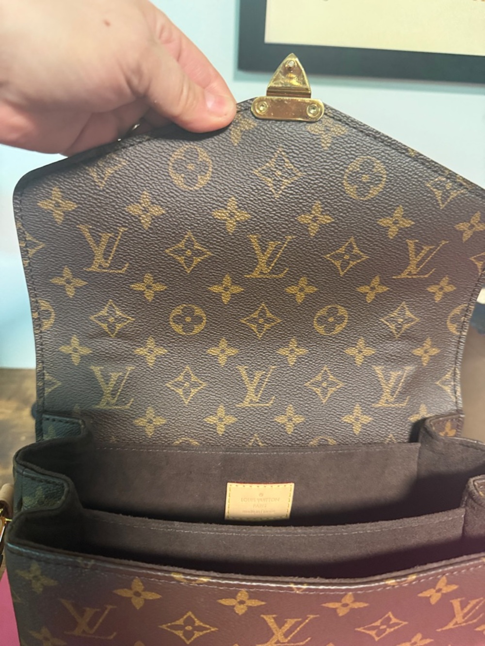 Louis Vuitton Monogram Pochette Métis Satchel in Brown and Tan - Picture 6 of 14